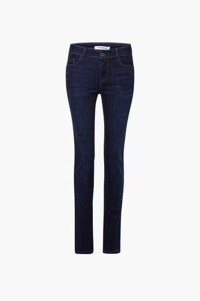 Jean skinny bleu de Morgan, coupe droite, en denim stretch.