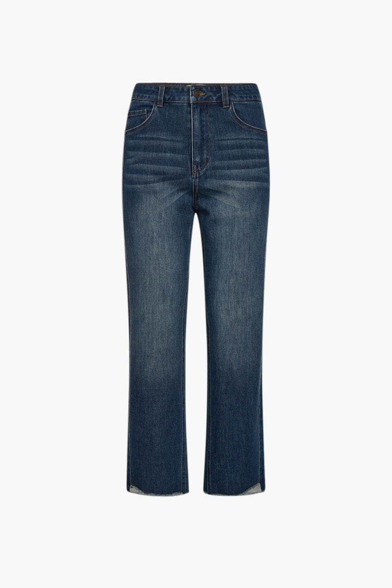 Jeans straight MID BLUE DENIM - FREEQUENT