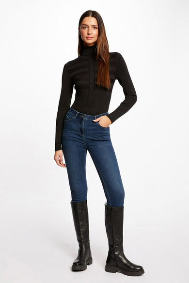 Pull col montant Noir - Morgan de Toi