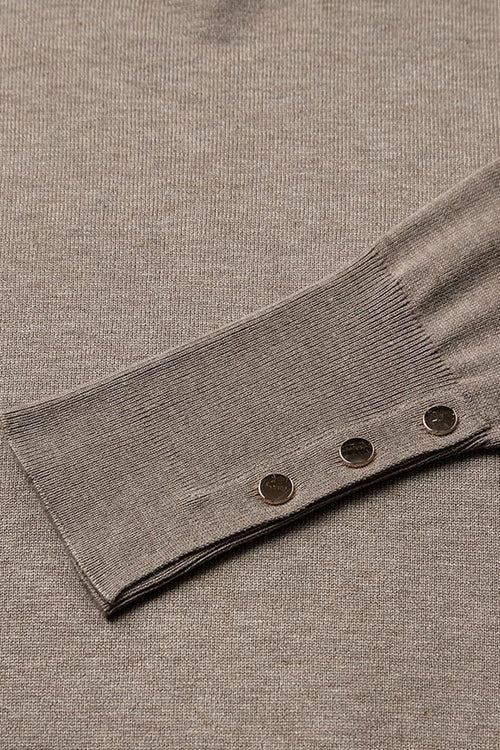 Pull col rond Taupe - FREEQUENT
