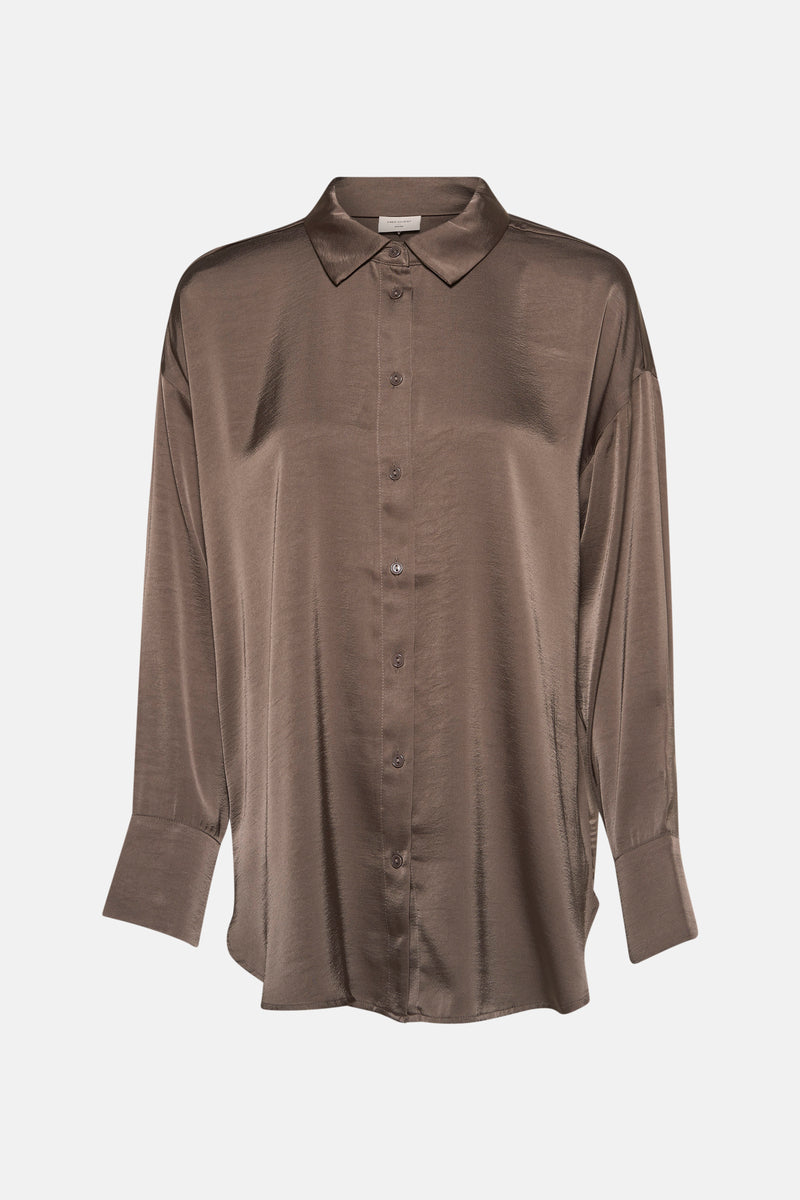 Chemisier (manches longues) taupe - FREEQUENT