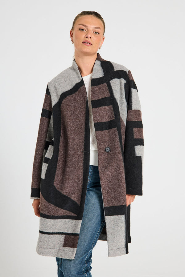 Veste longue Brun - FREEQUENT