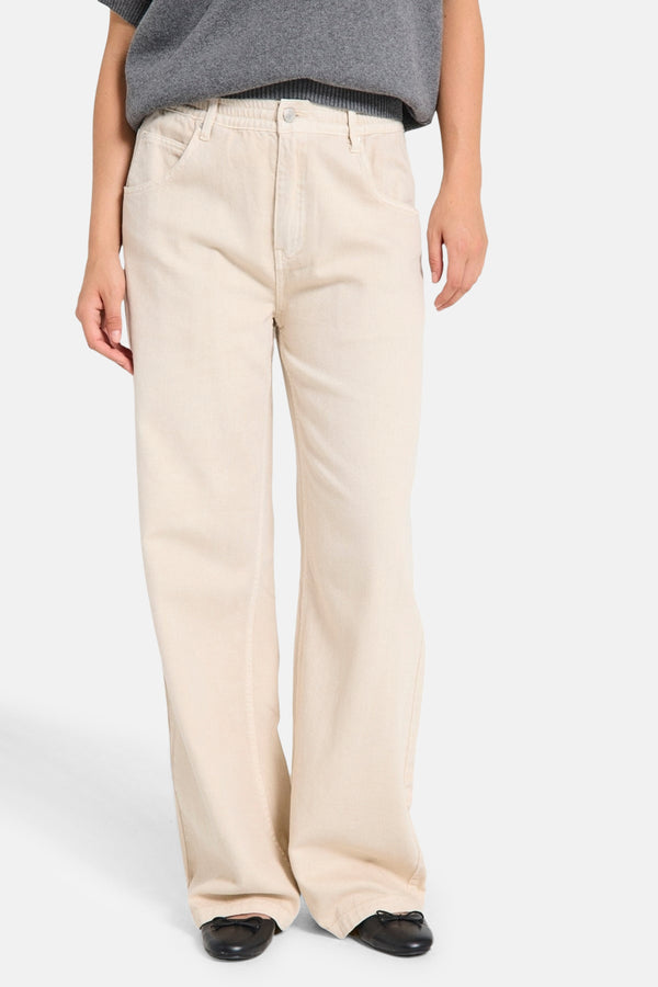Pantalon coloré Beige - FREEQUENT