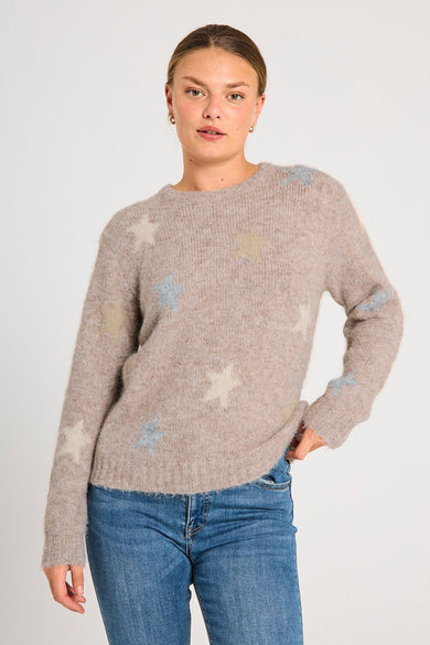 Pull col rond Beige - FREEQUENT