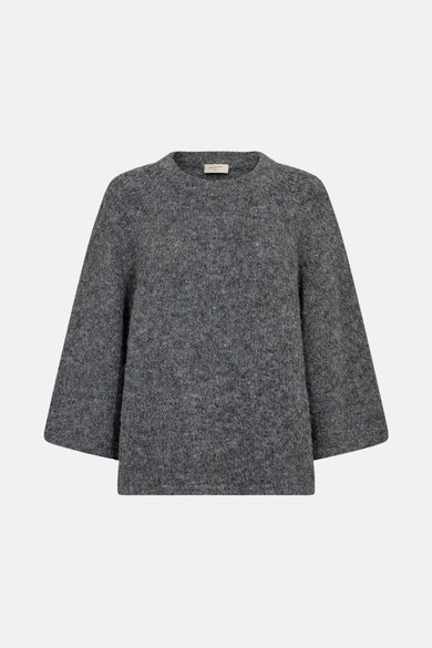 Pull col rond gris - FREEQUENT