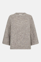 Pull col O - taupe
