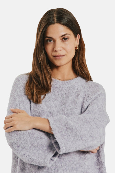 Pull O-hals - paars