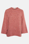Pull met ronde hals - roze