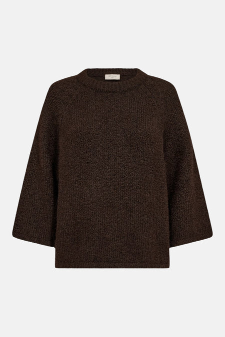 Pull O-hals - bruin