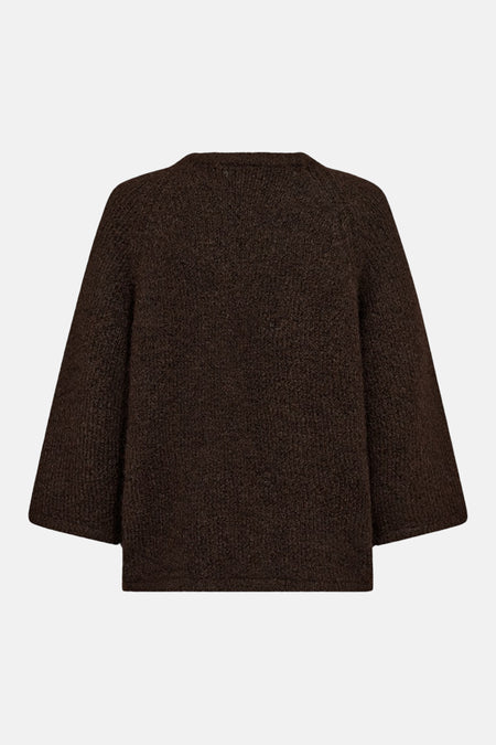Pull O-hals - bruin