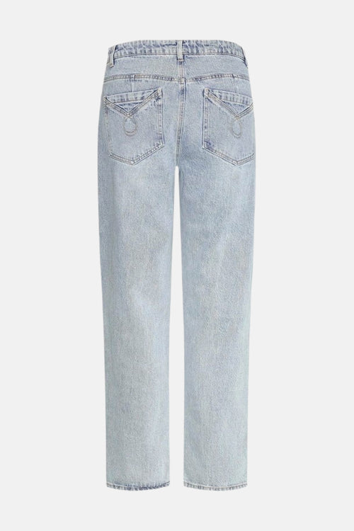 Jean Mom LIGHT BLUE DENIM - FREEQUENT