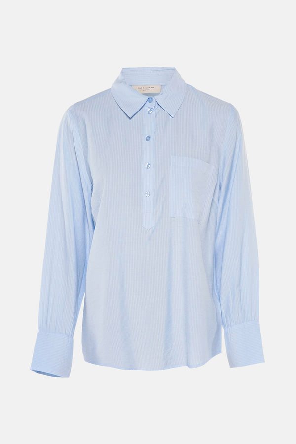 Chemisier (manches longues) Bleu - FREEQUENT