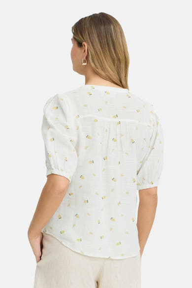 Blouse met korte mouwen - multicolor