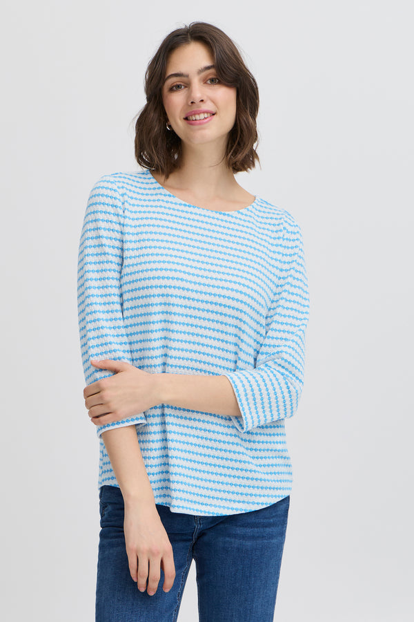 T-shirt (manches courtes) Bleu - Fransa®