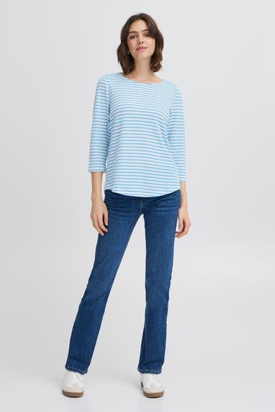 T-shirt (korte mouwen) Blauw - Fransa®
