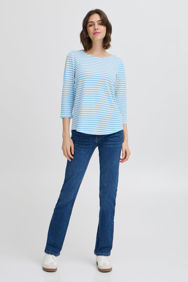 T-shirt (manches courtes) Bleu - Fransa®