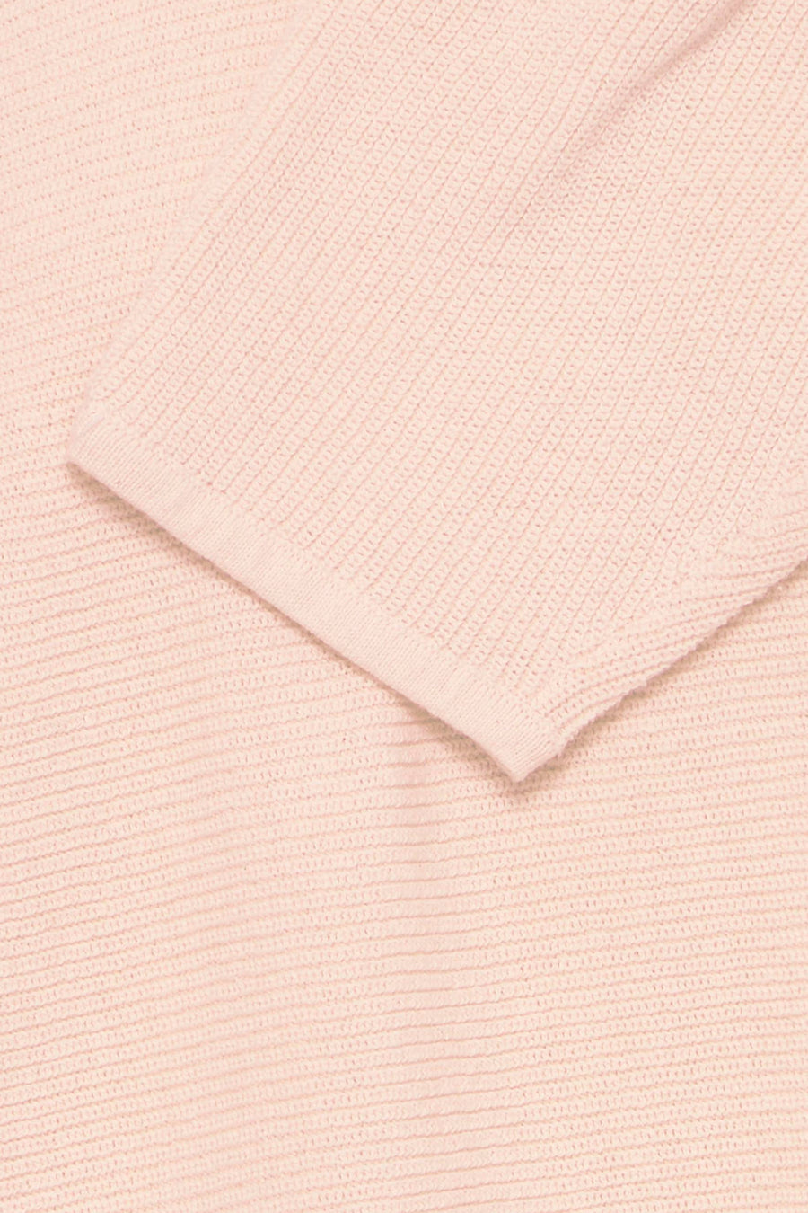 Pull à col rond rose de Fransa, en tricot texturé.