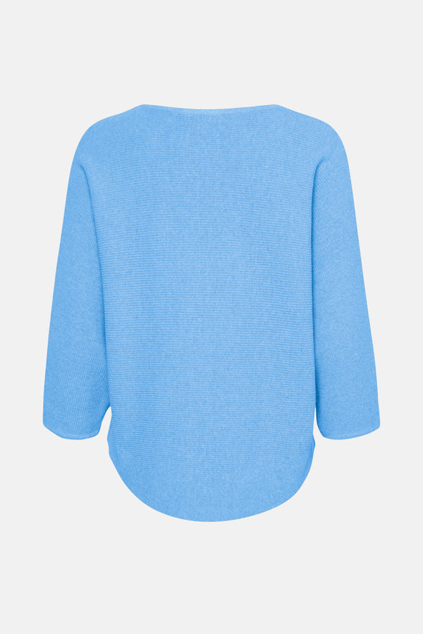 Pull col rond Bleu - Fransa®