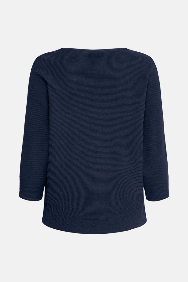 Pull col rond Bleu - Fransa®