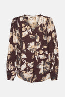 Blouse à manches longues - Multicolore