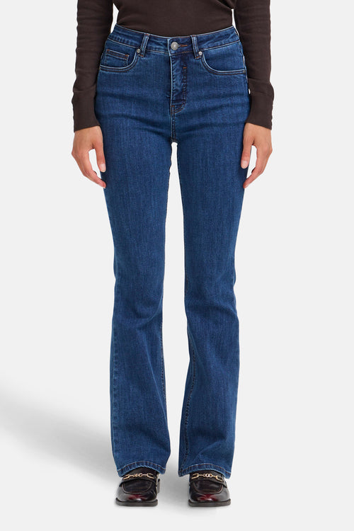 Jeans bootcut DARK BLUE DENIM - Fransa®