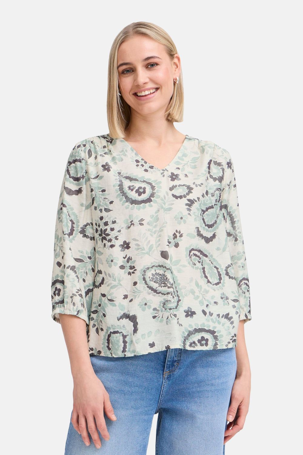 Blouse 3/4 Multicolor - Fransa®