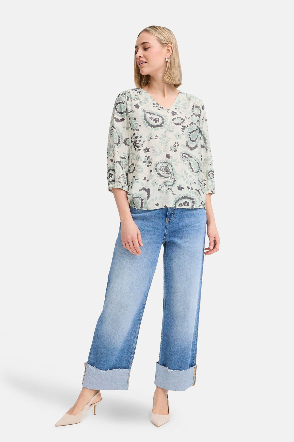 Blouse 3/4 Multicolor - Fransa®