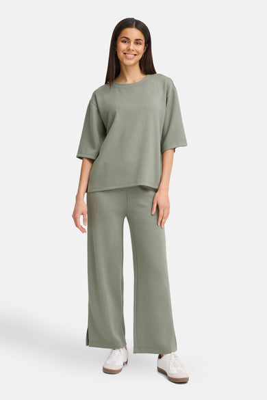 Sweater met ronde hals KAHKI - Fransa®