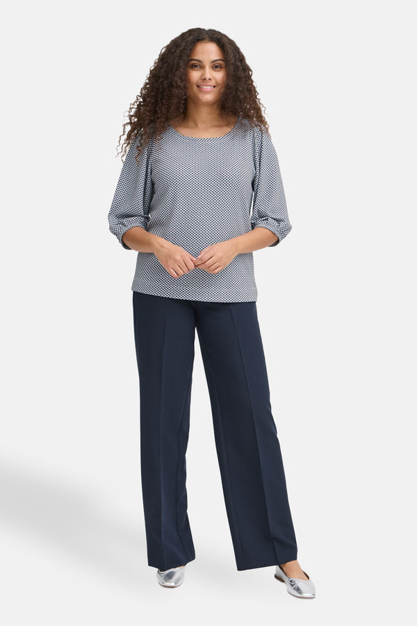 Top uni manches courtes Bleu - Fransa®
