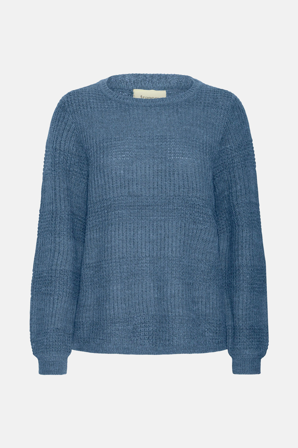 Pull à col rond - bleu