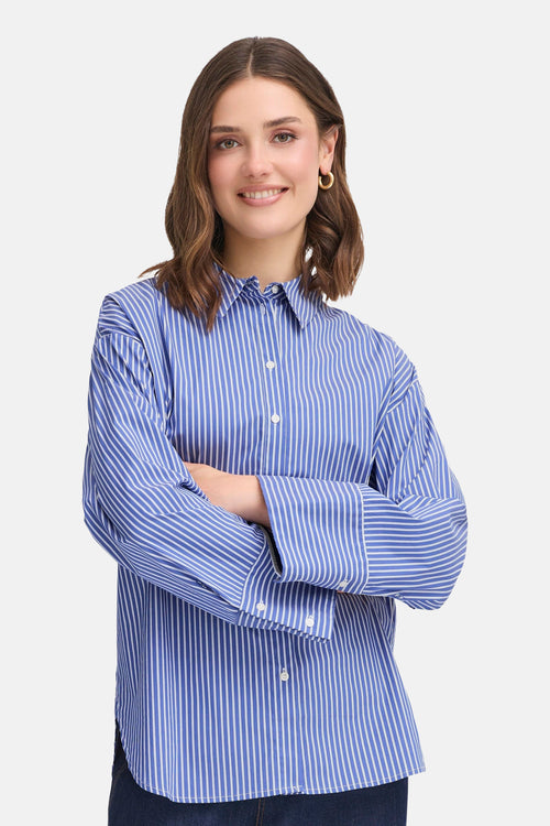 Hemd met lange mouwen - Blauw