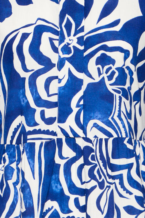 Robe à manches longues - bleu