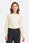 Blouse (lange mouwen) Wit - Fransa®