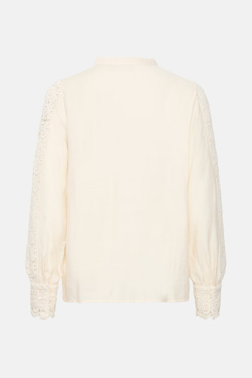 Blouse met lange mouwen - wit