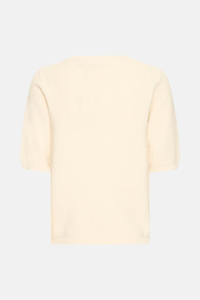 Beige ronde nek Frans van,,,ineineinele.