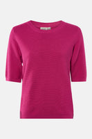 Pull à col rond - rose