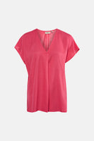 Chemisier (manches courtes) bleu - Fransa®