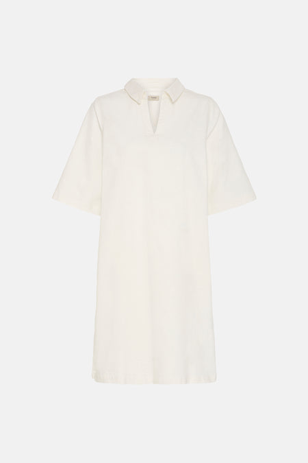 Robe à manches courtes - écru