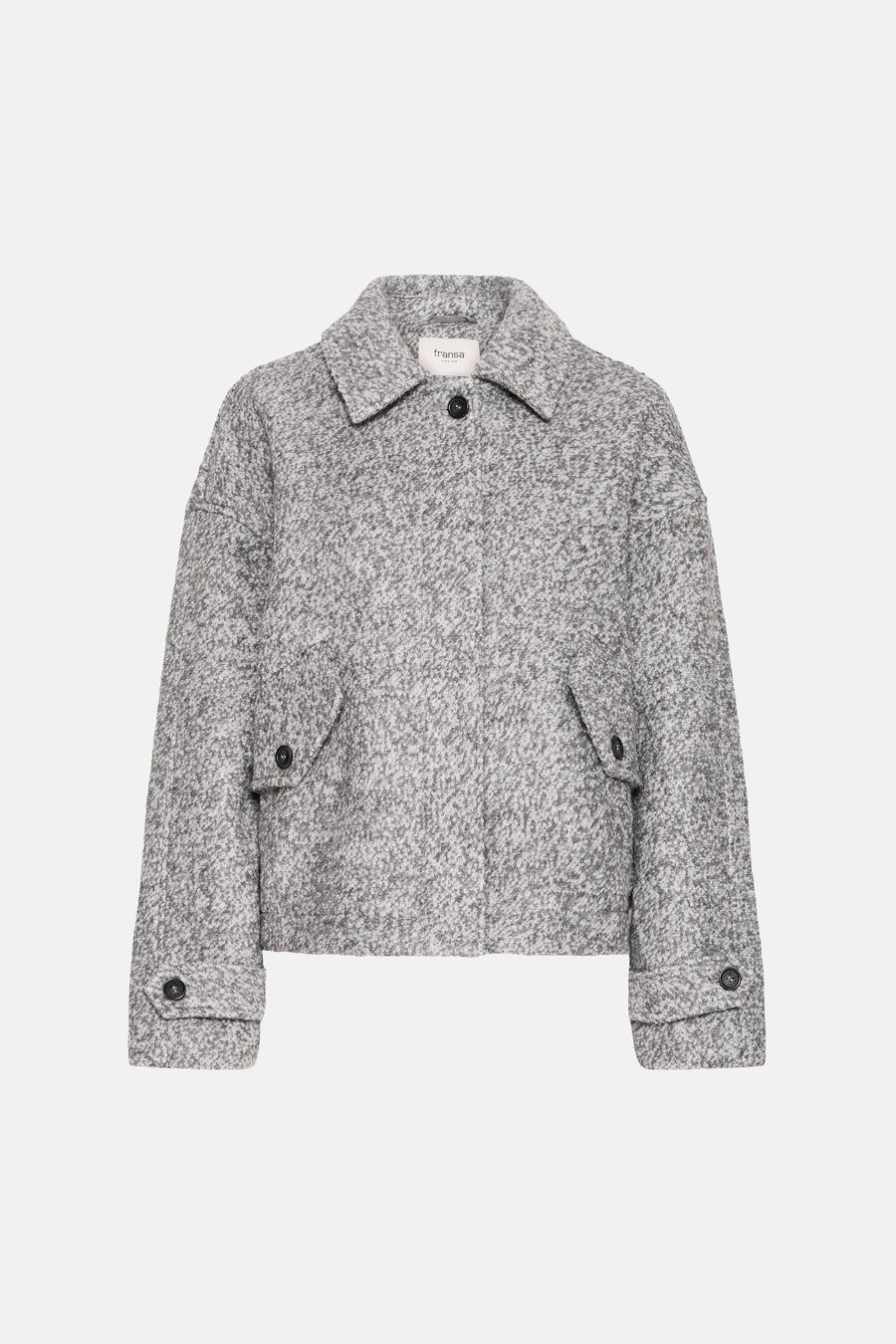 Dames tops jas formal gris - Fransa®
