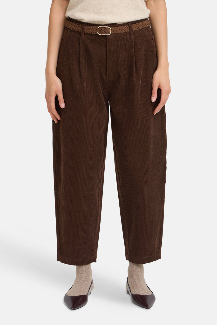 Pantalon brun - Fransa®