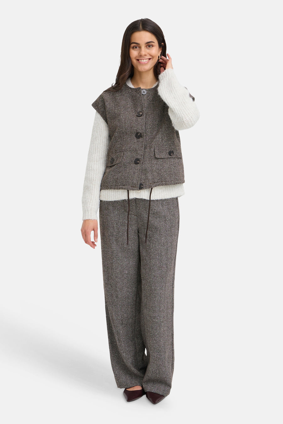 Gilet brun - Fransa®