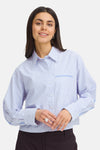 Chemise à manches longues - bleu