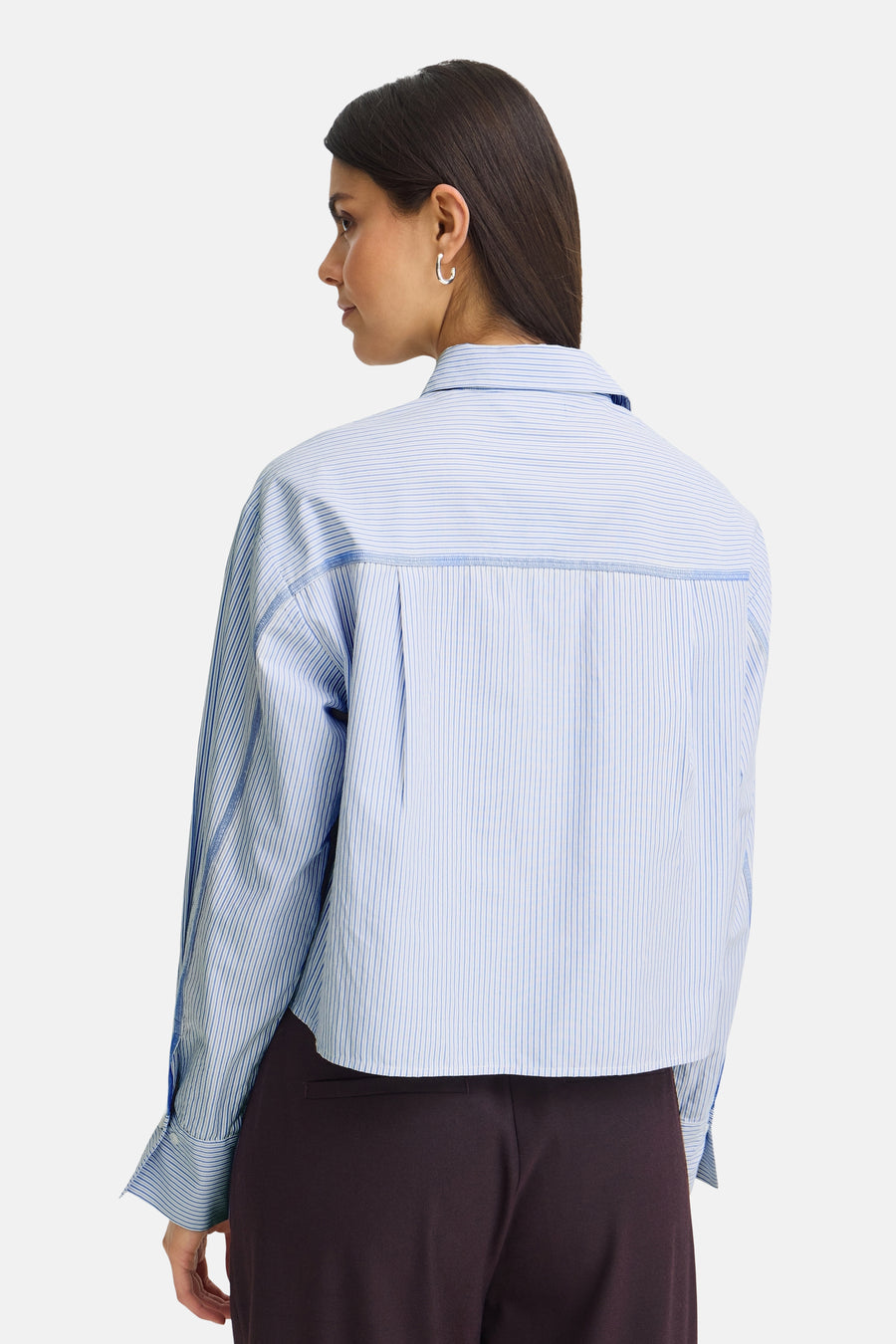 Chemise à manches longues - bleu