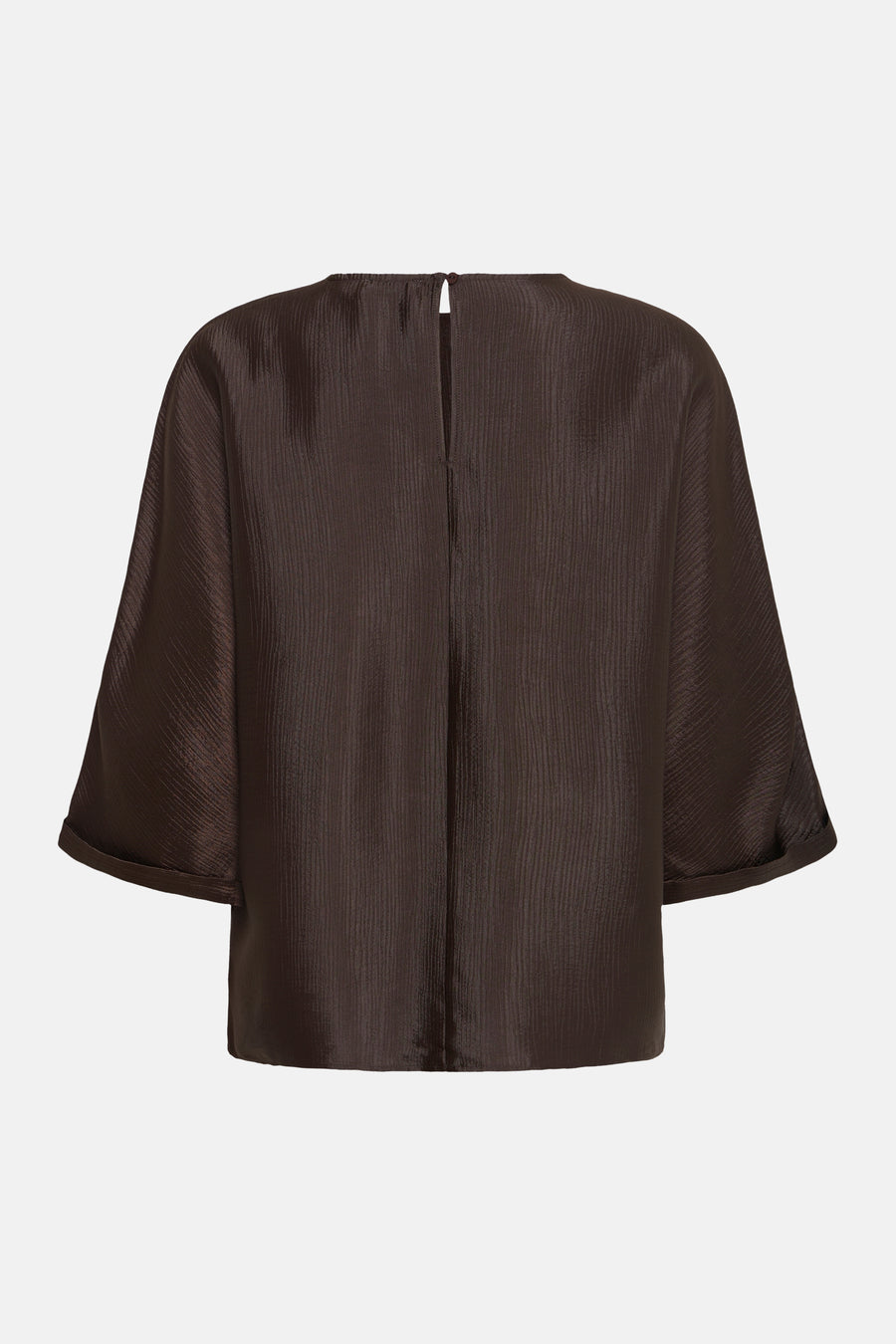 Blouse à manches 3/4 - brun