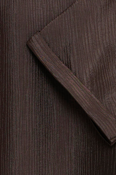 Blouse à manches 3/4 - brun