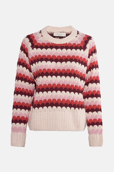 Pull à col rond - multicolore