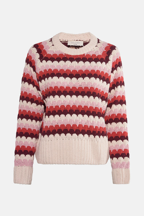 Trui met ronde hals multicolor - FREEQUENT