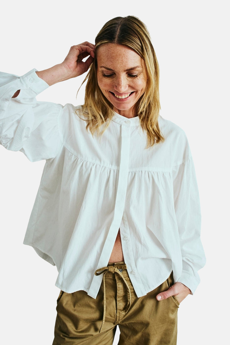 Blouse met lange mouwen - wit