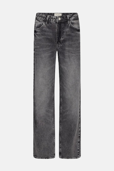 Jeans straight dark grey denim - FREEQUENT