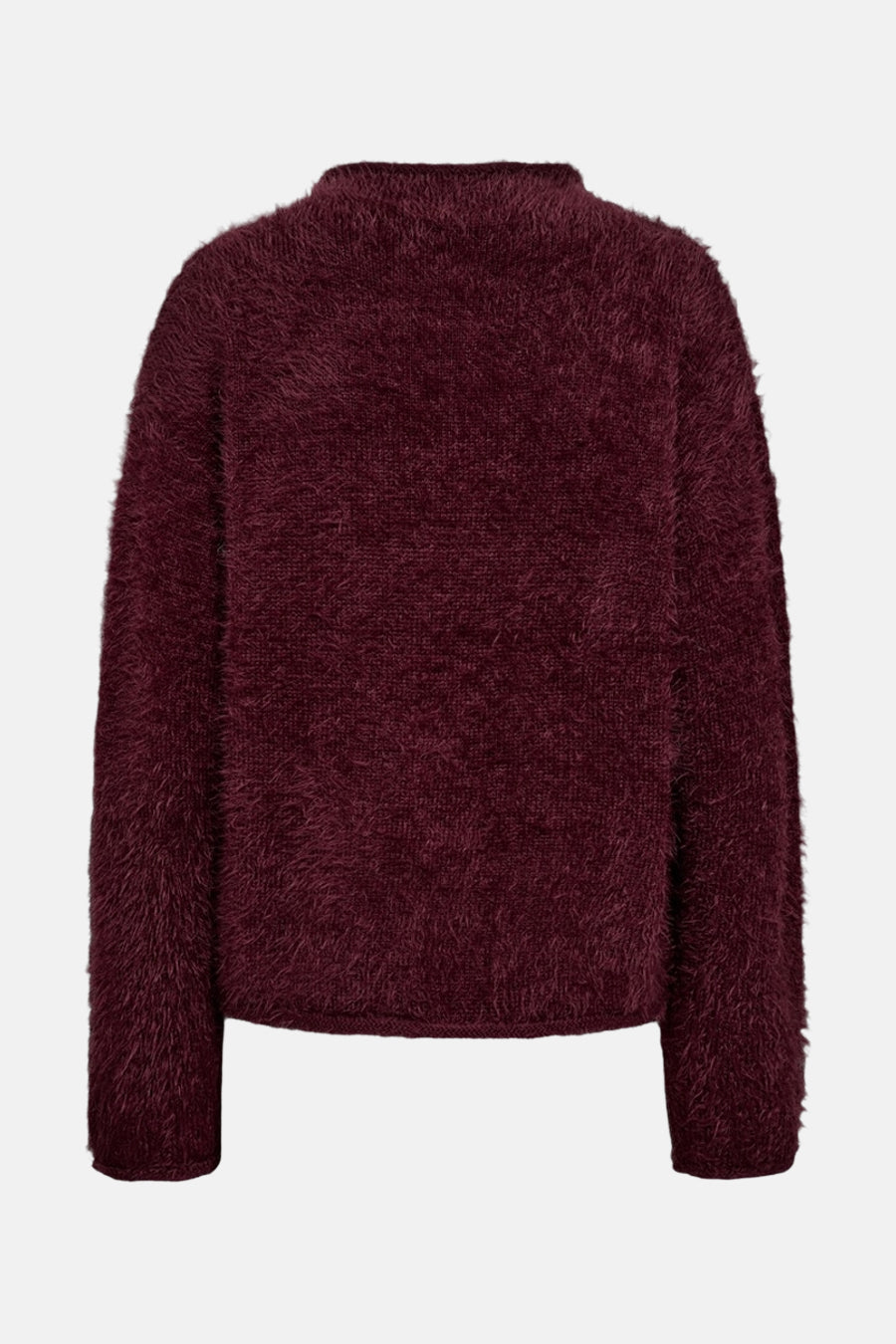 Pull met ronde hals - Bordeaux